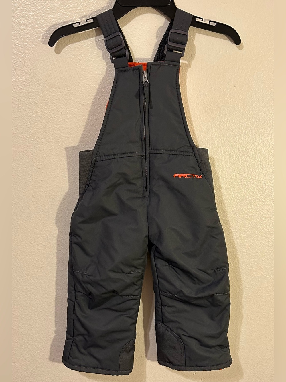 Arctix Kids Gray Snow Bib Overalls Ski Snowsuit‎ Pants Toddler Boy Girl 2T